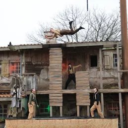 An exciting trampoline show. Enjoy our wide range of different shows.