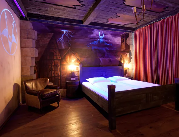 Demon themed room available with Black Friday 2023 hot deals
