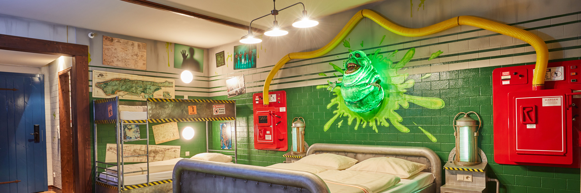 Heide Park Resort Abenteuerhotel Ghostbusters Zimmer 2023