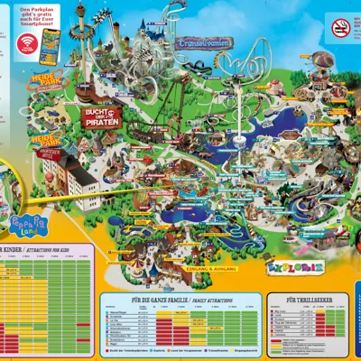Heide Park Resort Parkplan 2020