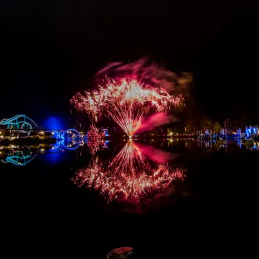 Heide Park Resort Halloween Feuerwerk Familien