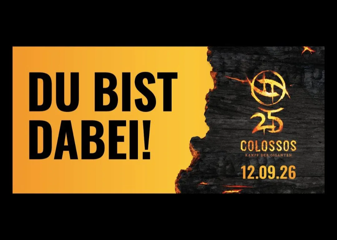 Goldenes Ticket Colossos Jubiläum 