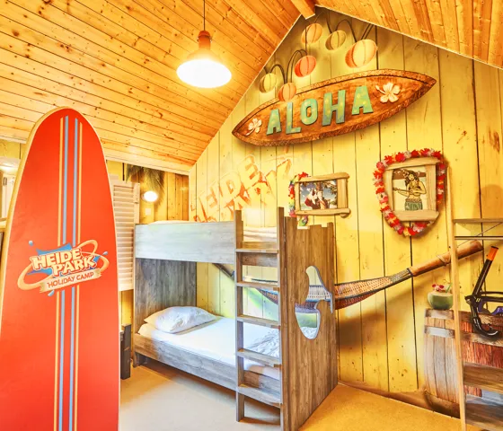 Innenraum der Aloha Hütte - günstige Urlaubsziele & Urlaub mit Kindern